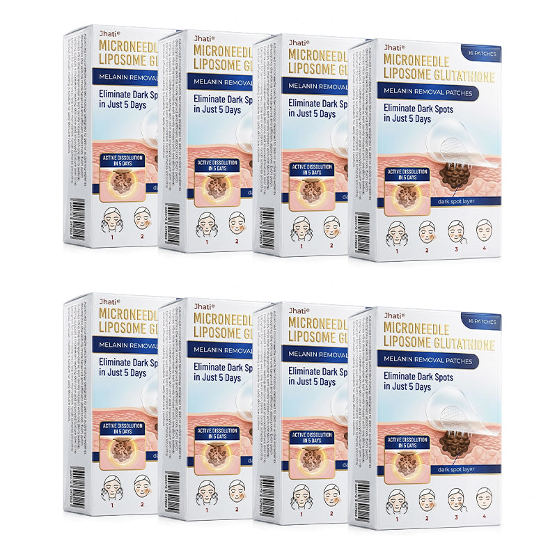 Jhati® MicroNeedle Liposome Glutathione Melanin Removal Patches