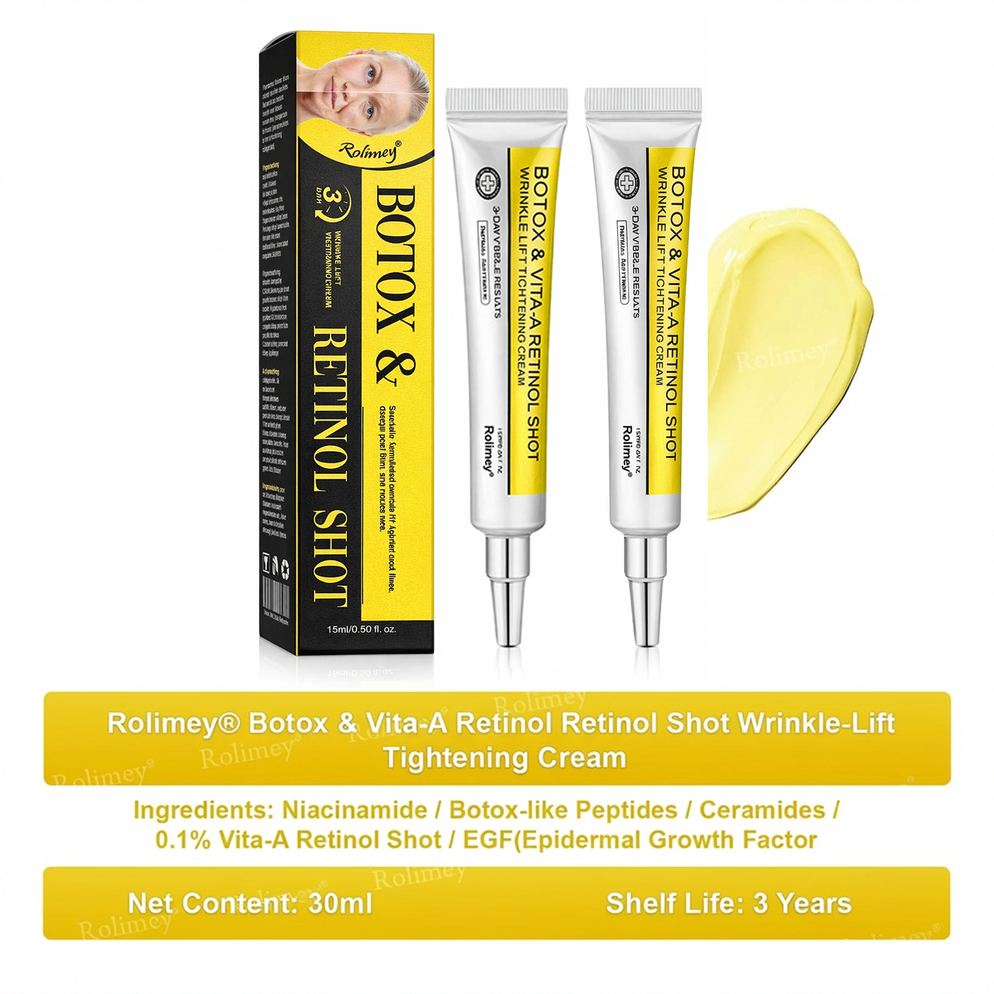 ⭐️Wrinkle-Lift⬆️ Botox & Vita A Retinol Shot Tightening cream