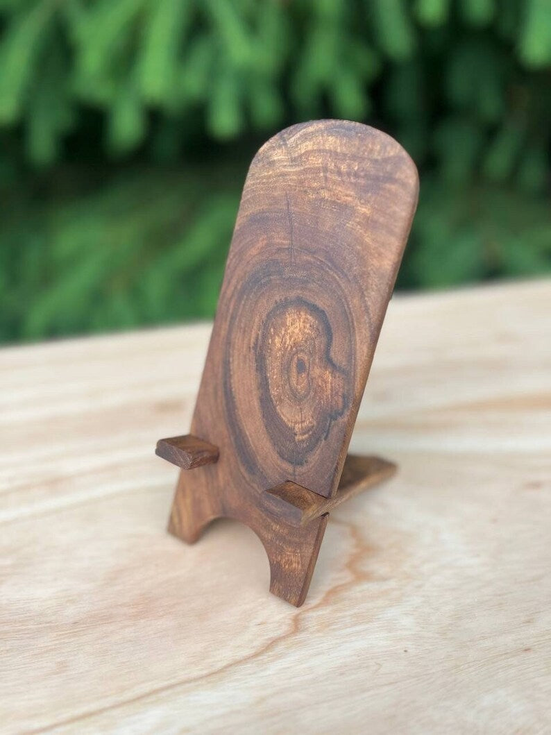 Jhati Walnut phone stand