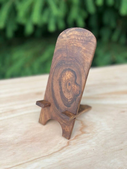 Jhati Walnut phone stand