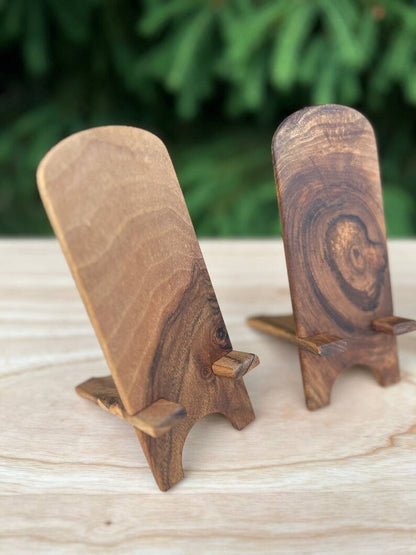 Jhati Walnut phone stand