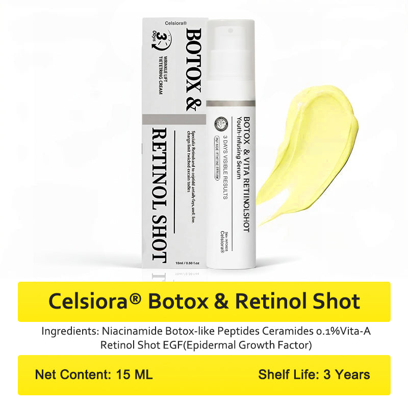 Last Day 70%OFF🥇Botox & Retinol Shot - Eraser for Deep Wrinkles, Sagging Jowls & Puffy Eyes