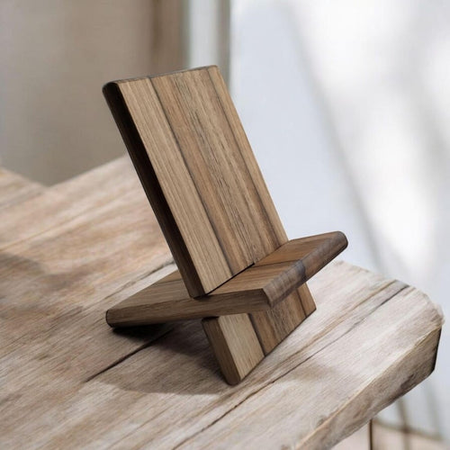 Jhati Handmade Walnut Phone Dock