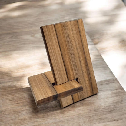 Jhati Handmade Walnut Phone Dock