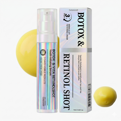 Last Day 70%OFF🌈 Botox & Retinol Shot - Eraser for Deep Wrinkles, Sagging Jowls & Puffy Eyes
