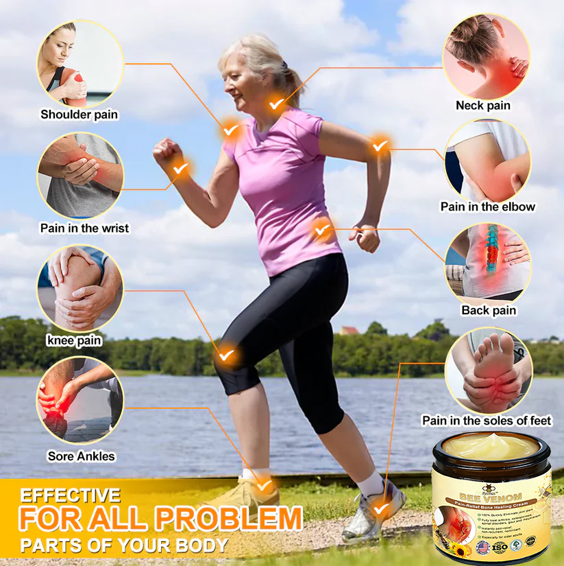 🇺🇸Official Store: flysmus® Bee-Venom Pain-Relief Bone Healing Cream👨‍⚕️FDA Certified
