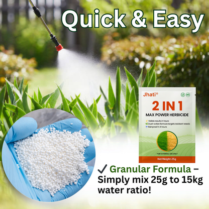 🌿Jhati® 2-in-1 Weed Killer | Same-Day Results & Kills Roundup-Resistant Weeds