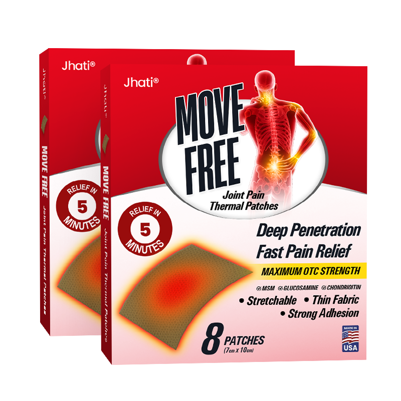 Instant Relief✅Jhati® MoveFree Joint Pain Thermal Patches