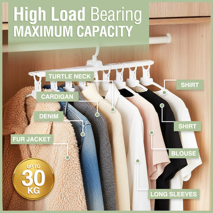 Jhati® Quick-Retrieval Magic Hanger: Ultimate Space-Saving & Instant Release Organizer