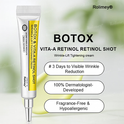 ⭐️Wrinkle-Lift⬆️ Botox & Vita A Retinol Shot Tightening cream