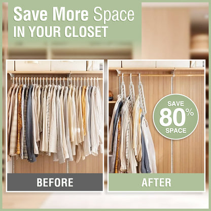 Jhati® Quick-Retrieval Magic Hanger: Ultimate Space-Saving & Instant Release Organizer
