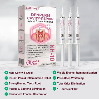 🇺🇸Rolimey® DenPerm Cavity-Repair Natural Enamel Filling Gel