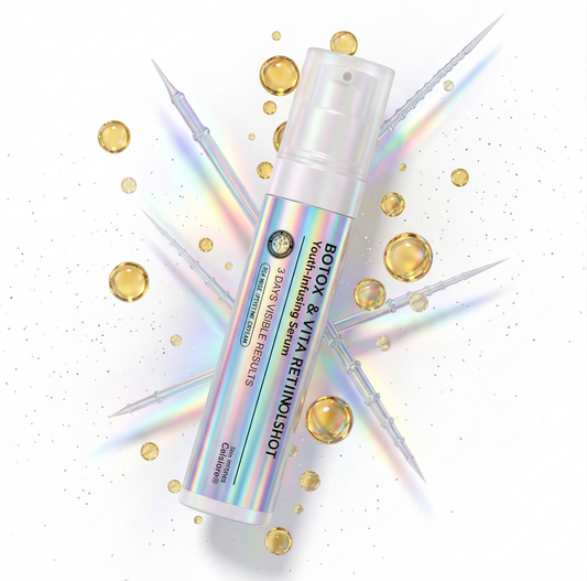 Last Day 70%OFF🌈 Botox & Retinol Shot - Eraser for Deep Wrinkles, Sagging Jowls & Puffy Eyes
