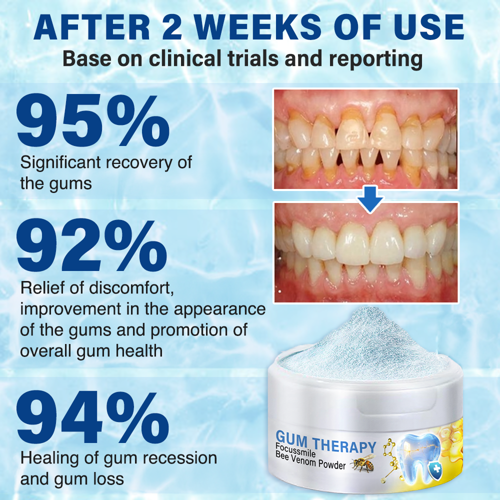 ❤️⭐️Furzero® Focussmile bee venom treatment powder for oral use🦷