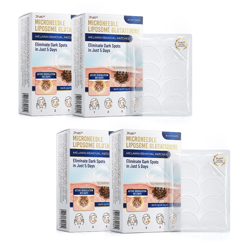 Jhati® MicroNeedle Liposome Glutathione Melanin Removal Patches