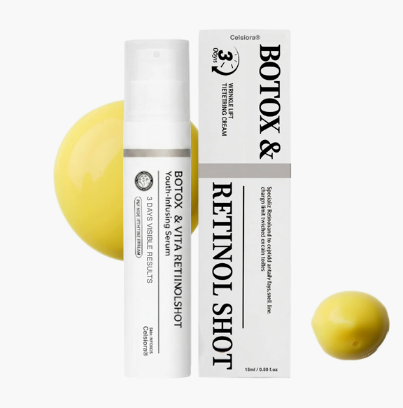 Last Day 70%OFF🥇Botox & Retinol Shot - Eraser for Deep Wrinkles, Sagging Jowls & Puffy Eyes