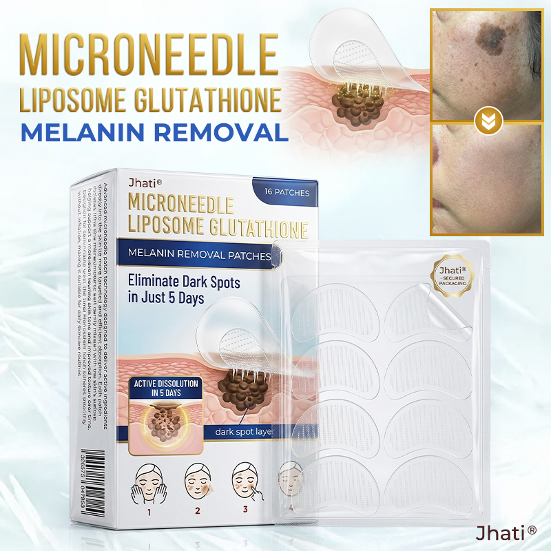 Jhati® MicroNeedle Liposome Glutathione Melanin Removal Patches