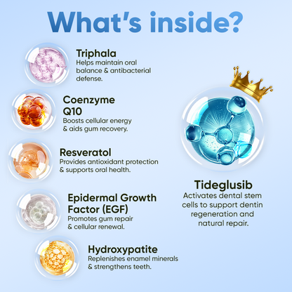 Your Smile🦷Tideglusib Fast‑Dissolving Tooth & Gum Repair Oral Strips✨ (𝟓-𝐢𝐧-𝟏 💎 𝐑𝐞𝐛𝐮𝐢𝐥𝐝 𝐄𝐧𝐚𝐦𝐞𝐥 & 𝐃𝐞𝐧𝐭𝐢𝐧 • 𝐒𝐭𝐫𝐞𝐧𝐠𝐭𝐡𝐞𝐧 𝐆𝐮𝐦𝐬 • 𝐄𝐫𝐚𝐝𝐢𝐜𝐚𝐭𝐞 𝐓𝐚𝐫𝐭𝐚𝐫 & 𝐎𝐝𝐨𝐫 • 𝐖𝐡𝐢𝐭𝐞𝐧𝐢𝐧𝐠 • 𝐒𝐭𝐨𝐩 𝐓𝐨𝐨𝐭𝐡 𝐒𝐞𝐧𝐬𝐢𝐭𝐢𝐯𝐢𝐭𝐲)
