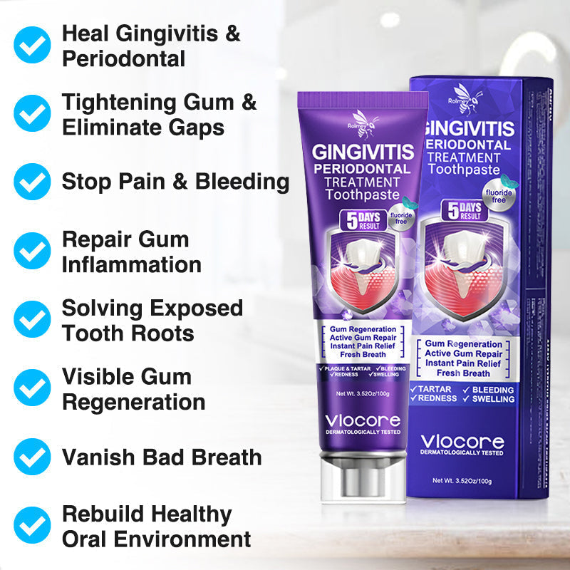 🦷Rolimey® VioCore Bee Venom Gingivitis & Periodontitis Treatment Toothpaste