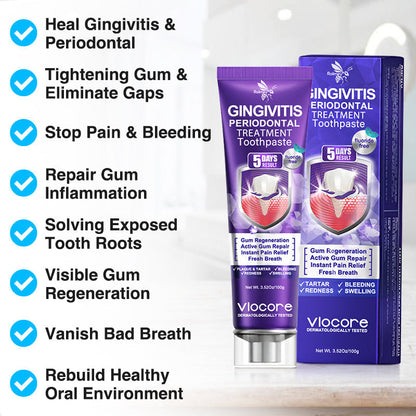 ⭐️Rolimey® VioCore Bee Venom Gingivitis & Periodontitis Treatment Toothpaste