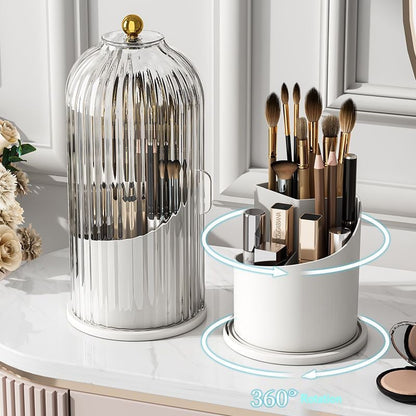 Jhati® Sliding Lid Organizer for Toothbrush, Toothpaste, Makeup Brushes